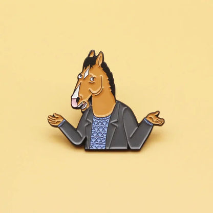 bojack horseman enamel pins