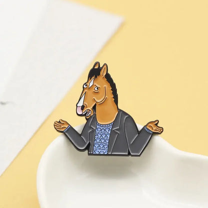 bojack horseman enamel pins