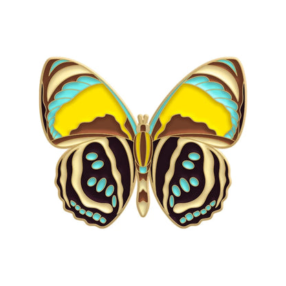 fliers butterfly enamel pins