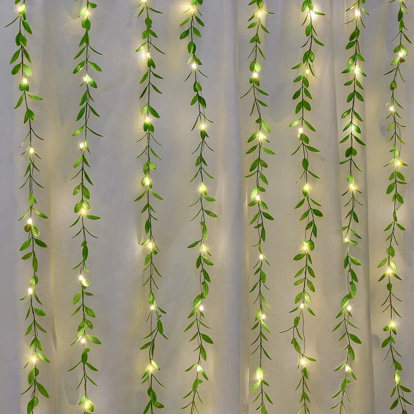 fake hanging ivy vines with led lights