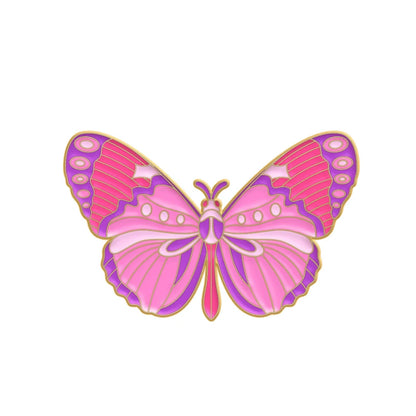 fliers butterfly enamel pins