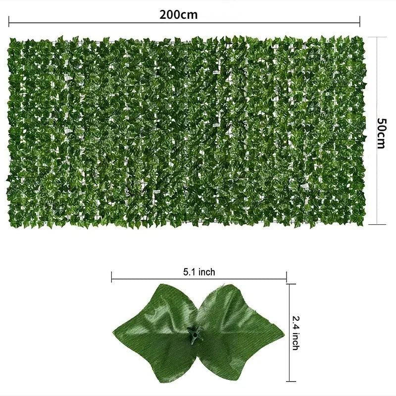 fake ivy plant wall panel