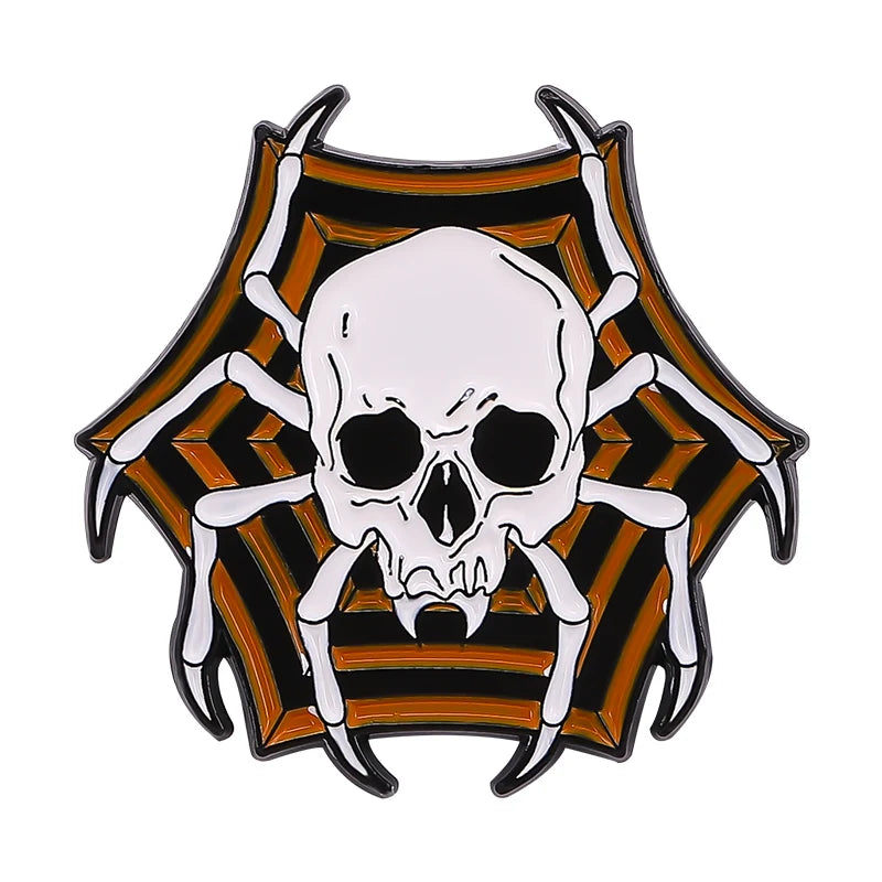 spooky ghost enamel pins