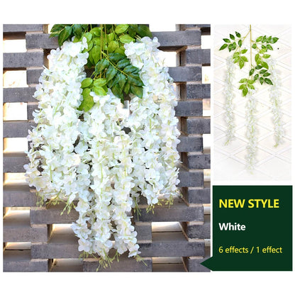 3.6ft fake wisteria flower vines