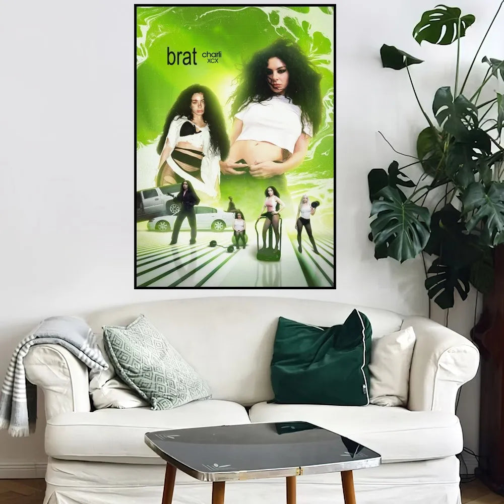 Charli XCX BRAT poster prints