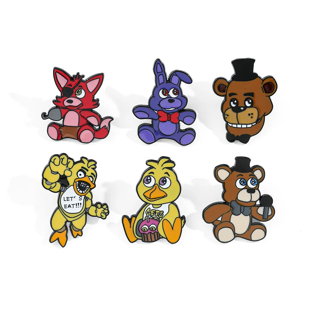 fnaf enamel pins