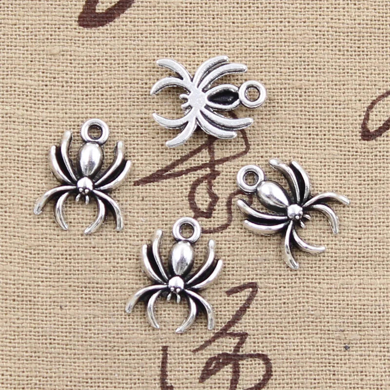 30pc spider charms