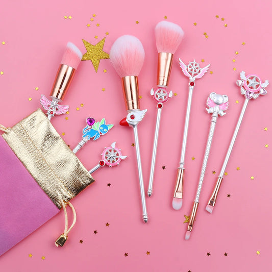 sakura makeup brush set