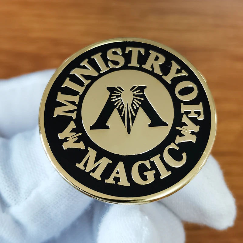 ministry of magic enamel pin