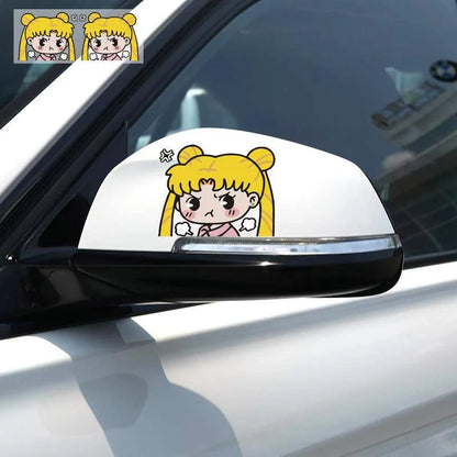 sailor moon car sticker