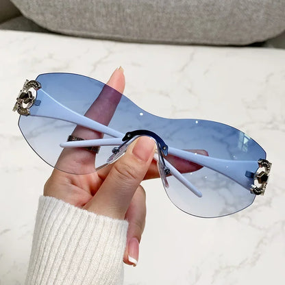 frameless sunglasses