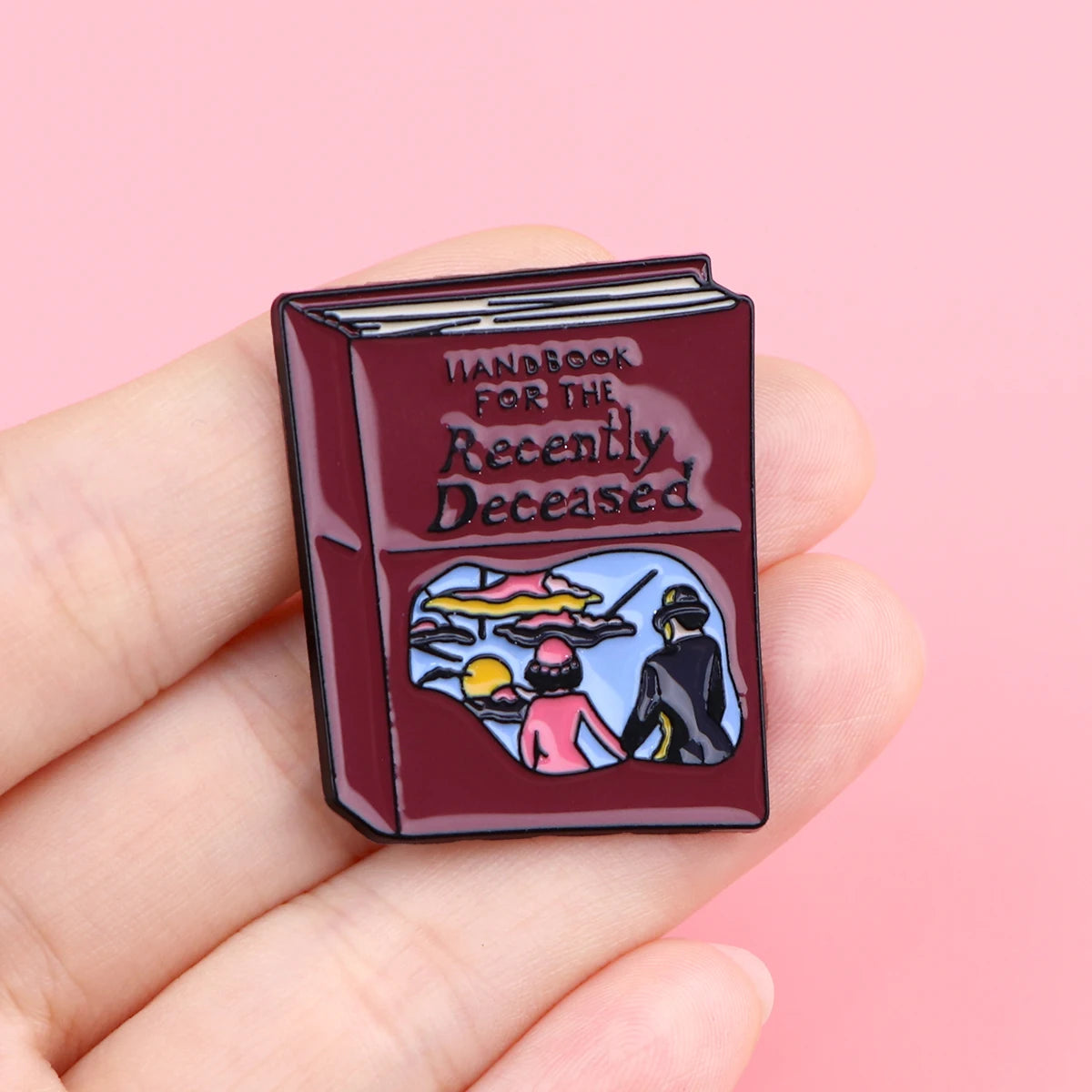 bettle juice enamel pins