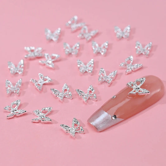 butterfly nail charms