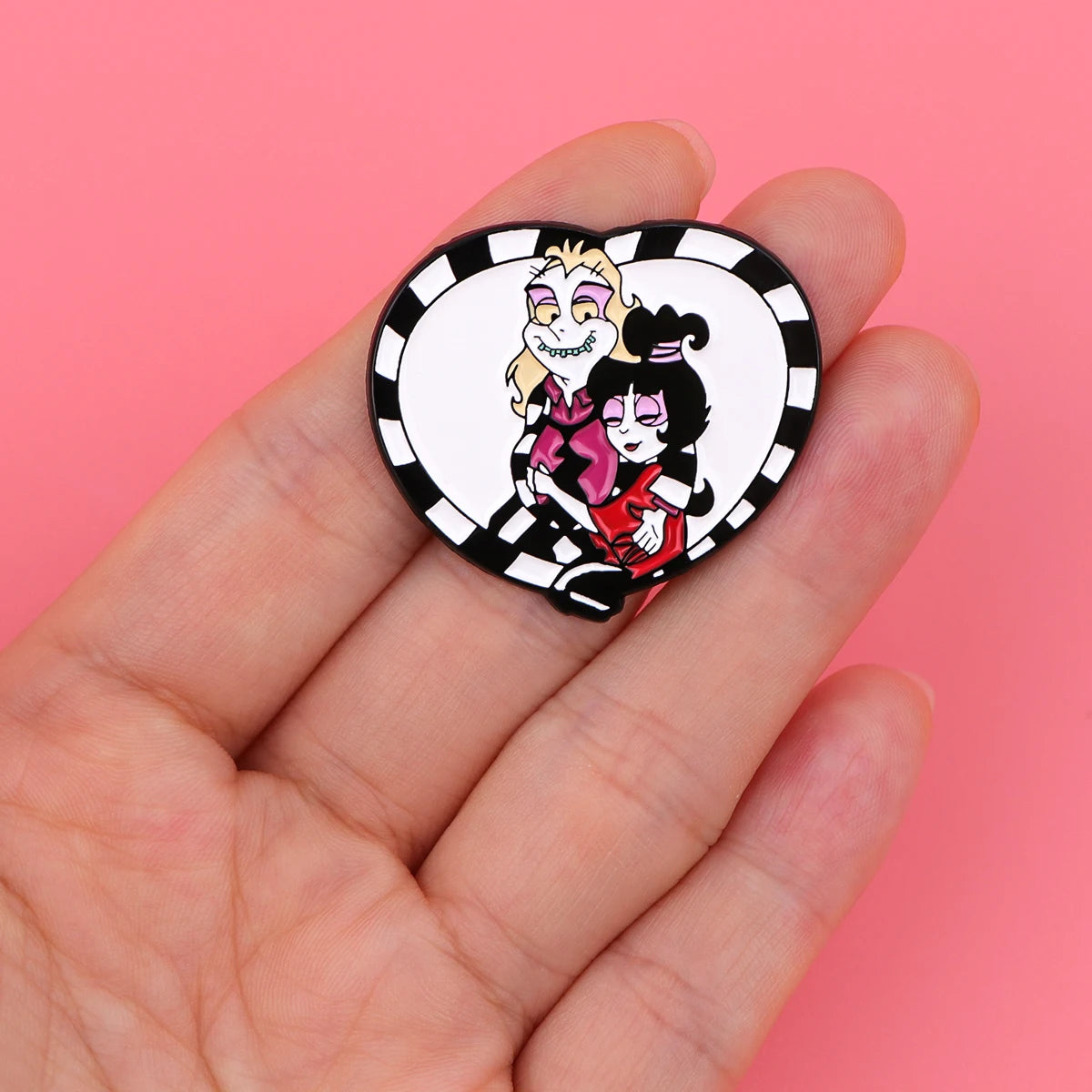 bettle juice enamel pins