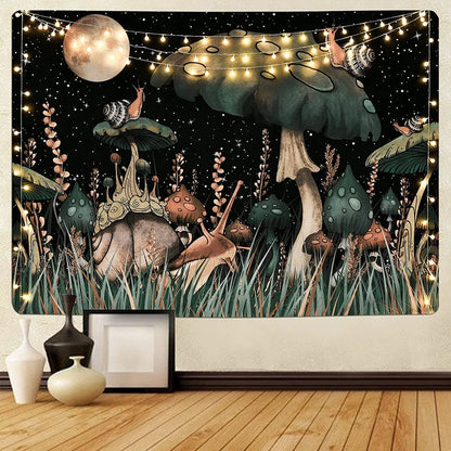 mushroom tapestry