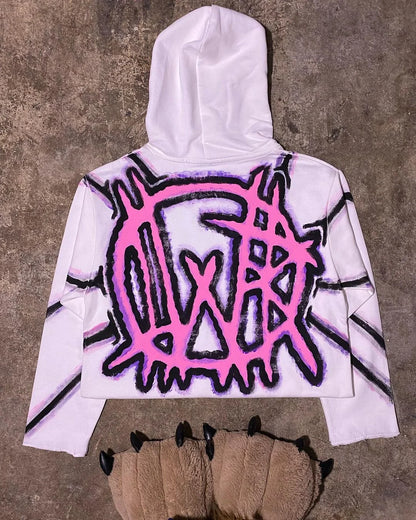 large graphic hoodie