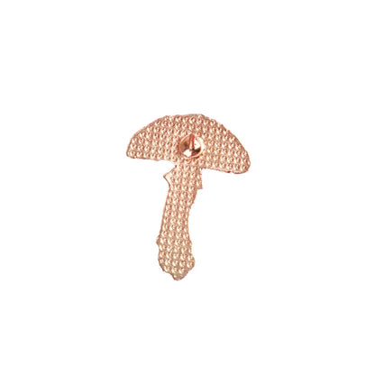 mushroom enamel pin