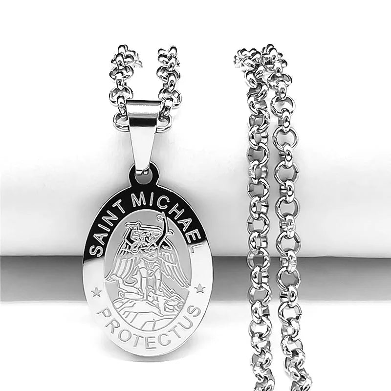 saint michael necklace