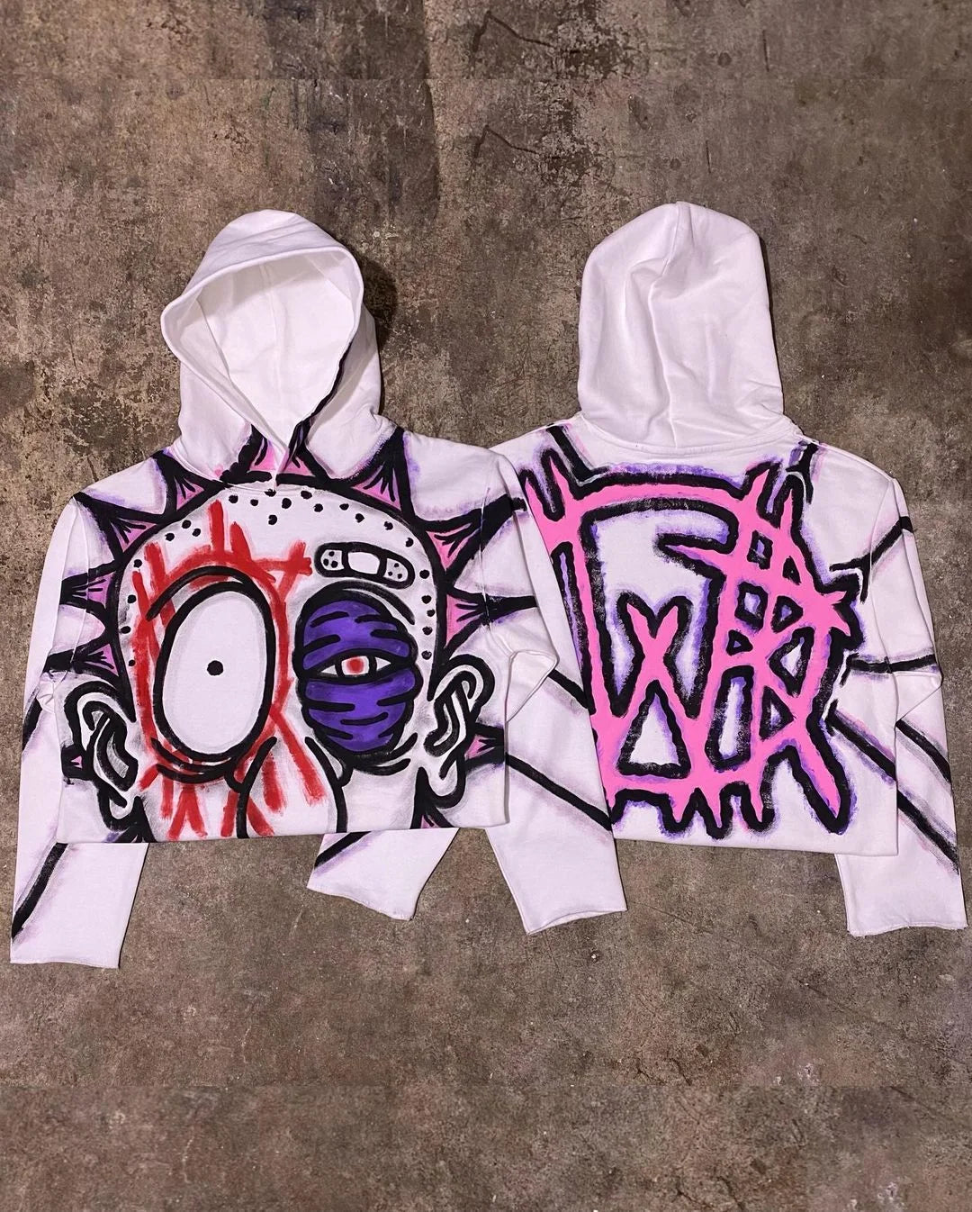 large graphic hoodie