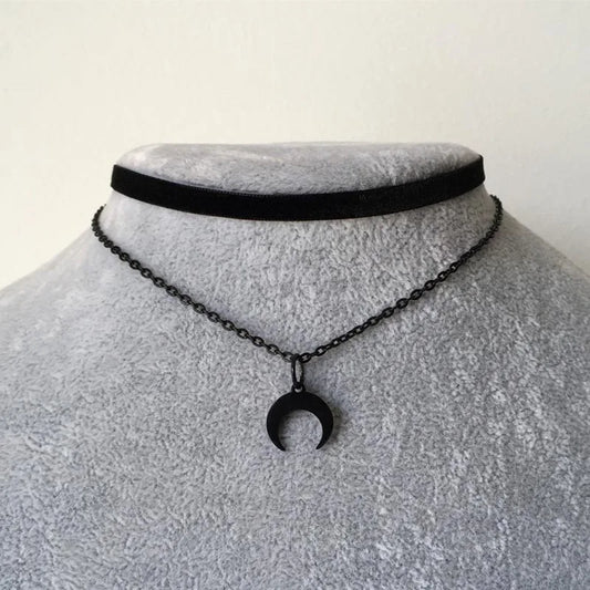 moon necklace