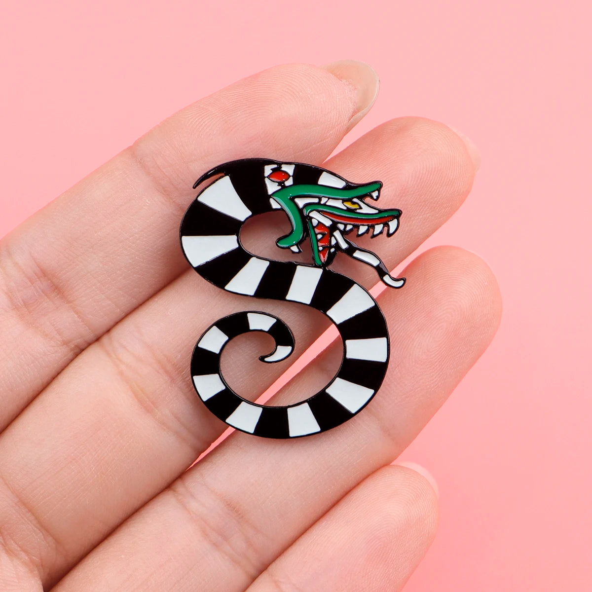 bettle juice enamel pins