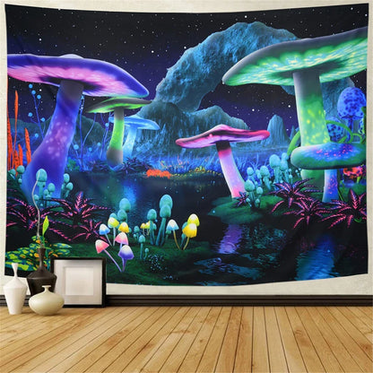 mushroom tapestry