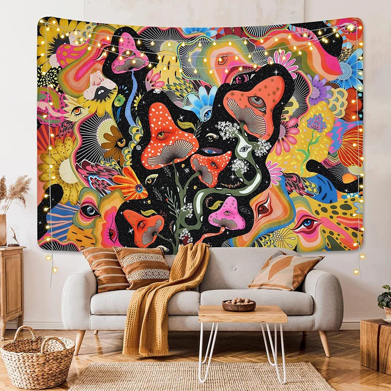 mushroom tapestry