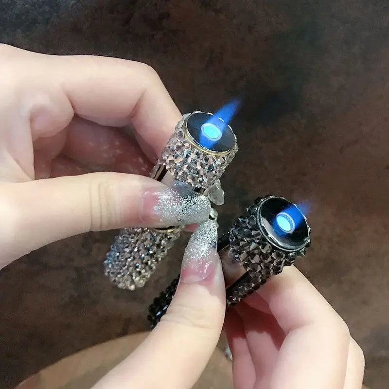 rhinestone mini lighter