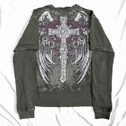 affliction long sleeve tee