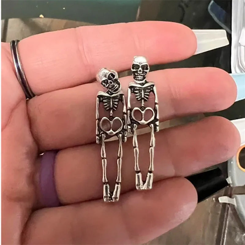 skeleton fairy earrings