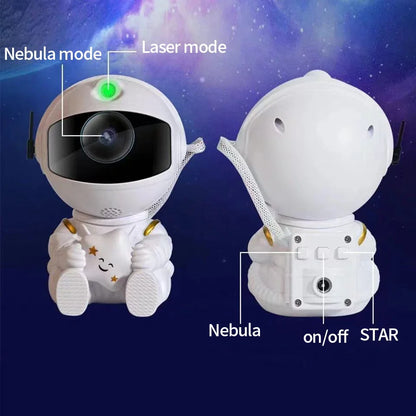 astronaut starry sky projector light night