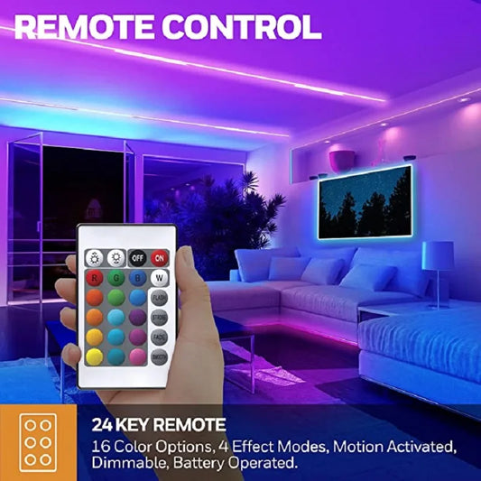 RGB led strip lights with remote control