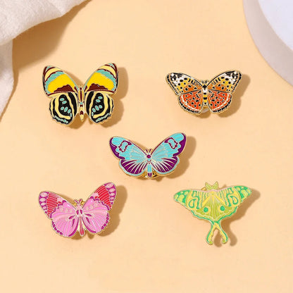 fliers butterfly enamel pins