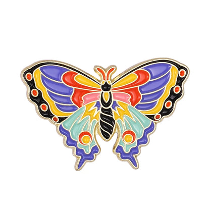 fliers butterfly enamel pins