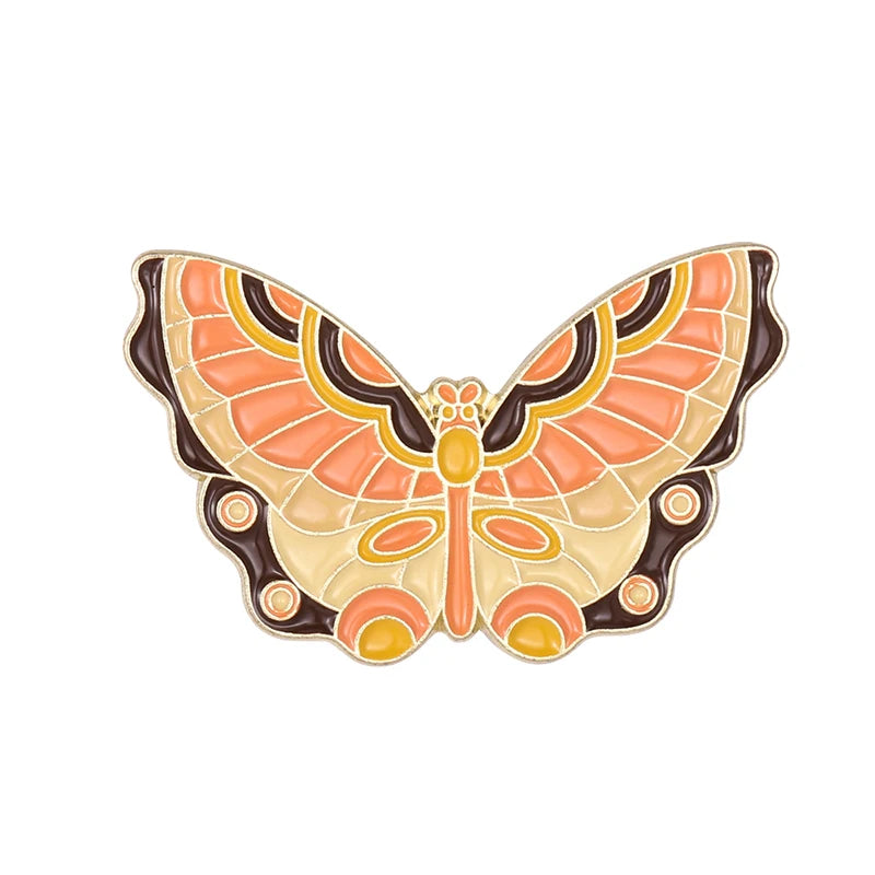 fliers butterfly enamel pins